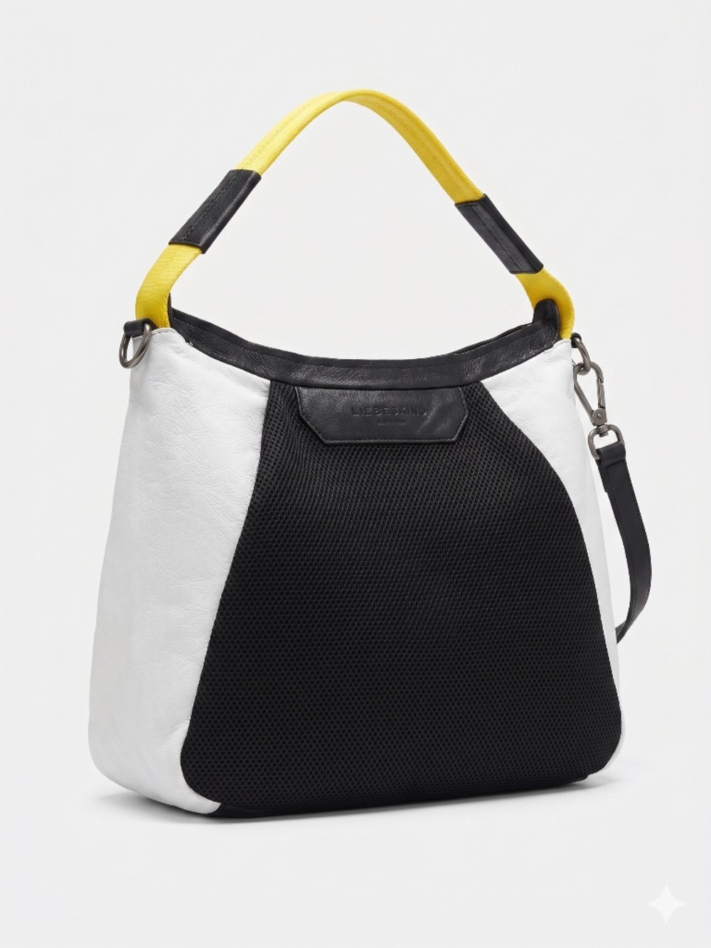 Liebeskind Berlin Leather & Mesh Colorblock Hobo Bag